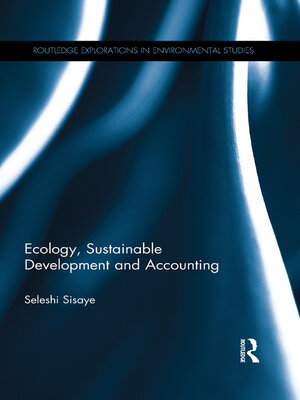 cover image of Ecology, Sustainable Development and Accounting
